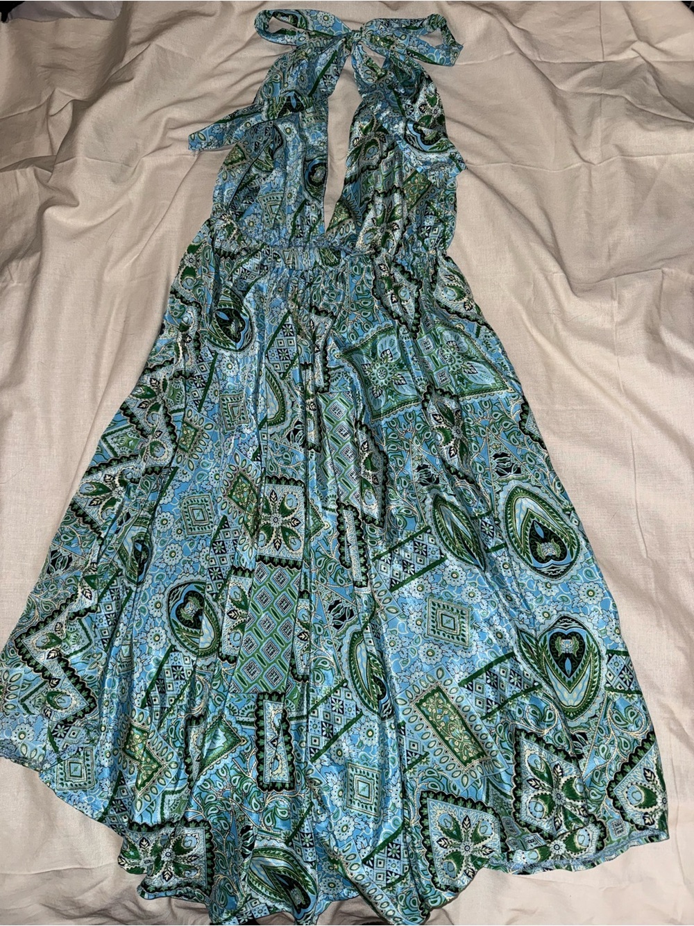 India boutique Halter Maxi Dress